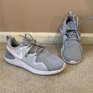 Nike Light Gray Running Shoes Nike Tessen Running Sneakers Shoes Trainers Gray 7